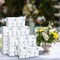 50 Pcs 3x3x3’’ Blue Floral Paper Gift Boxes – Chinoiserie Hydrangea Party Favor Boxes for Wedding, Birthday, Bridal Shower, Candy & Small Gifts (Blue)